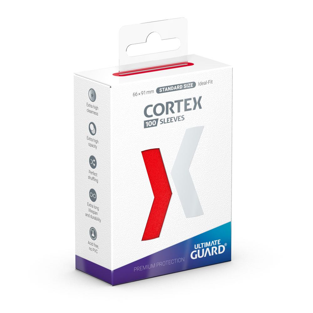 Sleeves – Ultimate Guard - Cortex Standard Size Rot (100 Stk.)