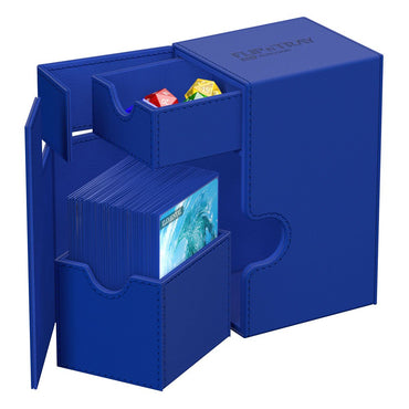 Flip`n`Tray Deckbox 80+ XenoSkin – Ultimate Guard – blau CoolUp Cards