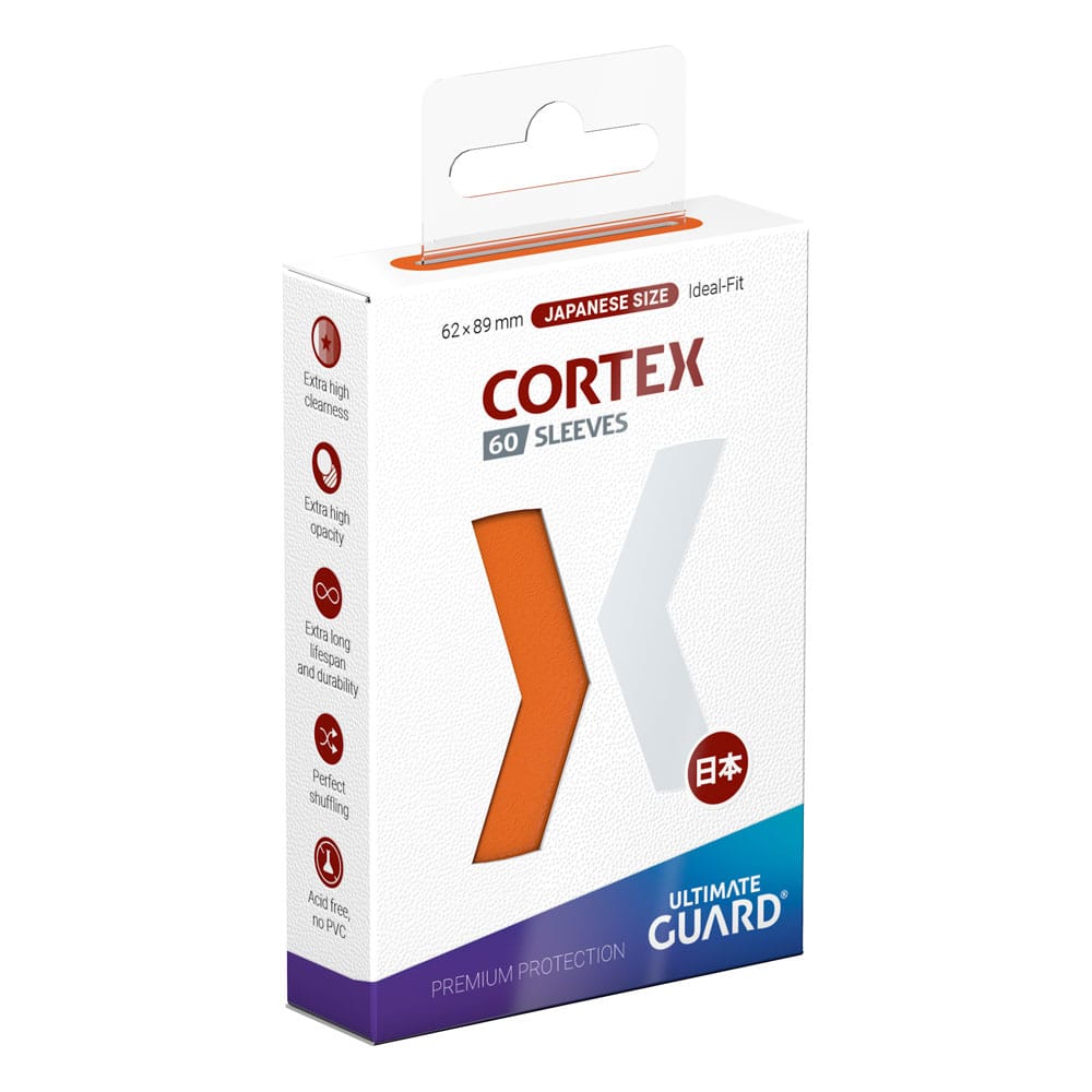 Sleeves – Ultimate Guard - Cortex Japanese Size Orange (60 Stk.)